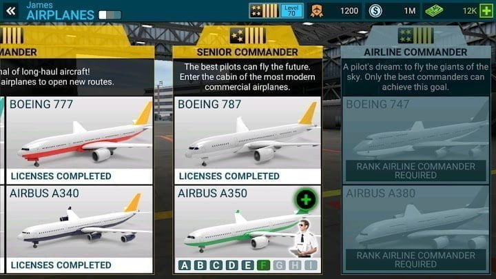 Airline Commander Codes