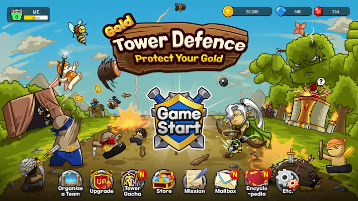 Gold tower defence M
