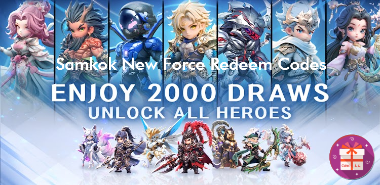 Samkok New Force Redemption Codes